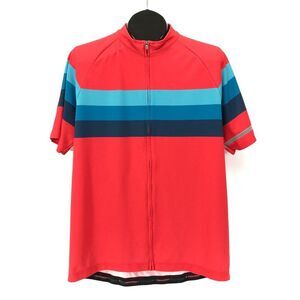 Novara Sprint Bike Jersey Men's XL Red Stripe Full Zip Wicking Cycling Outdoor